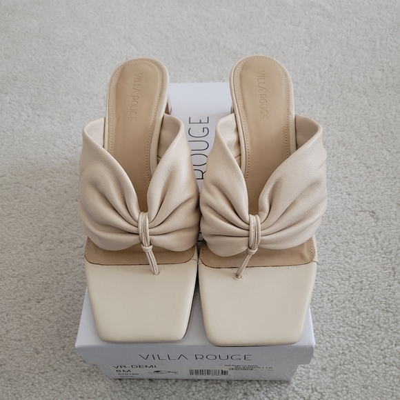 Villa Rouge Demi Square Toe Sandals - Picture 2 of 10